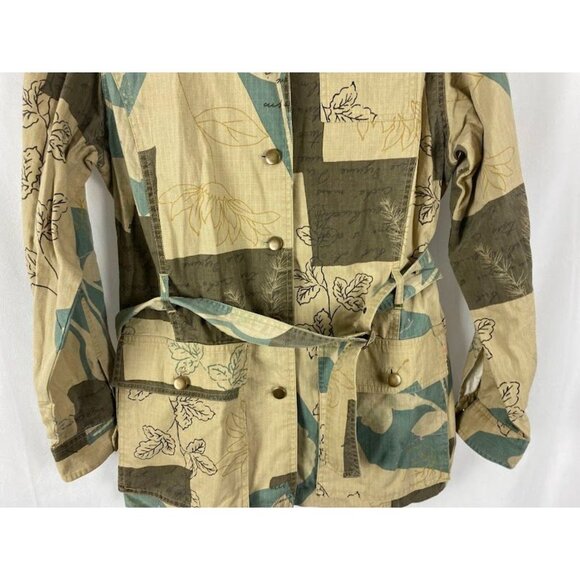 Ruby Rd. Cotton  Military Style  Button Down  Jacket Women's 10 - Picture 5 of 14